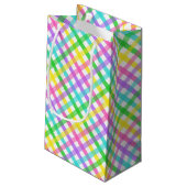 Sac cadeau Pâques Gingham 8 (Dos Angle)