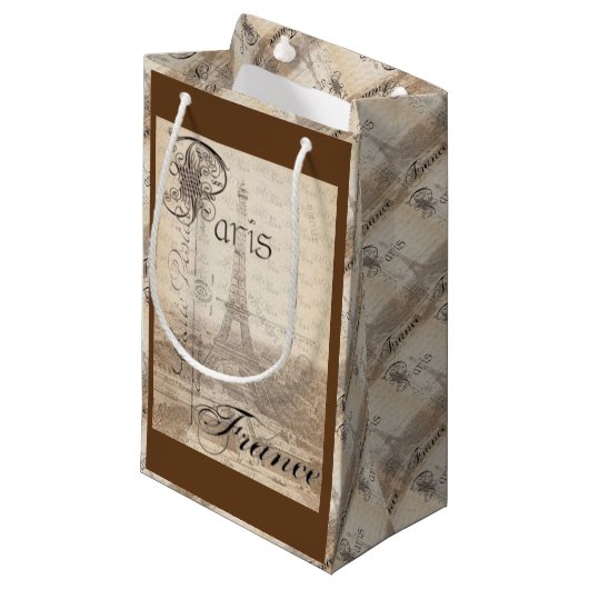 Sac cadeau Paris Scenery (Devant Angle)