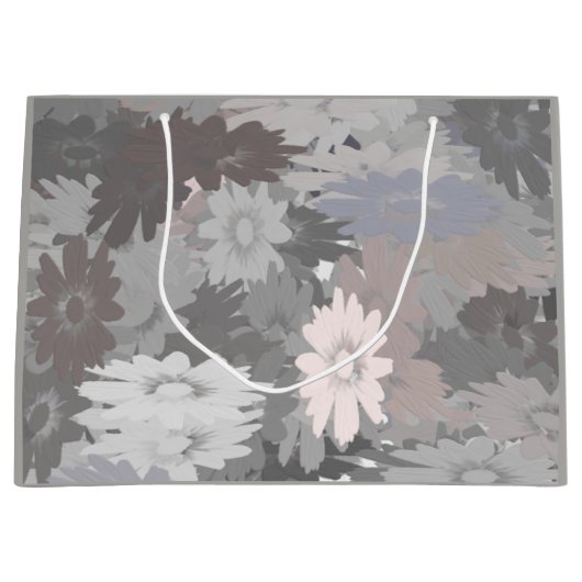 Sac cadeau Pastel aux tons gris et rose (Devant)