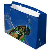 Sac cadeau PEACOCK EN BLEU (Dos Angle)