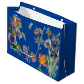 Sac cadeau PEACOCK EN BLEU (Devant Angle)