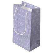 Sac cadeau Pearly Purple Flowers (Dos Angle)