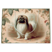 Sac cadeau Pekingese vintage (Devant)