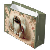Sac cadeau Pekingese vintage (Devant Angle)