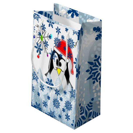 Sac cadeau Penguin de Noël (Dos Angle)