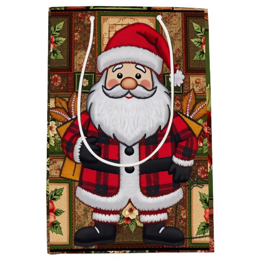 Sac cadeau père Noël (Devant)