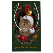 Sac cadeau père Noël Cat (Dos)
