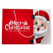 Sac cadeau Père Noël joyeux (Dos)