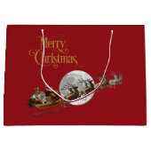 Sac cadeau père Noël Sleigh Ride Large (Devant)