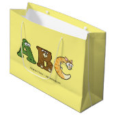 Sac cadeau personnalisé Alphabétimal (Devant Angle)