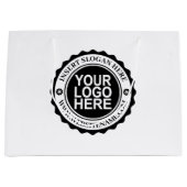 Sac cadeau personnalisé avec le logo de votre entr (Devant)