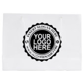 Sac cadeau personnalisé avec le logo de votre entr (Dos)