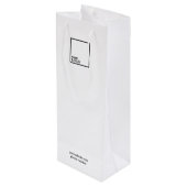 Sac cadeau personnalisé avec logo (Dos Angle)