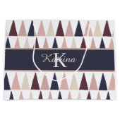 Sac cadeau personnalisé avec monogramme (Devant)