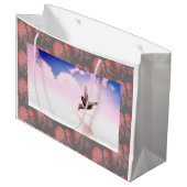 sac cadeau personnalisé colibri (Devant Angle)