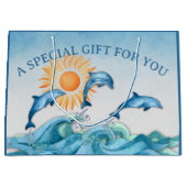 Sac cadeau personnalisé Dolphin (Devant)