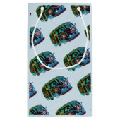 Sac cadeau personnalisé Hippie Van Art (Dos)