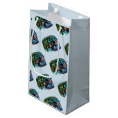 Sac cadeau personnalisé Hippie Van Art (Dos Angle)