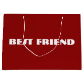 Sac cadeau personnalisé "MEILLEUR AMI" (Devant)