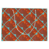 Sac Cadeau Personnalisé Moderne, Chic Happy (Dos)