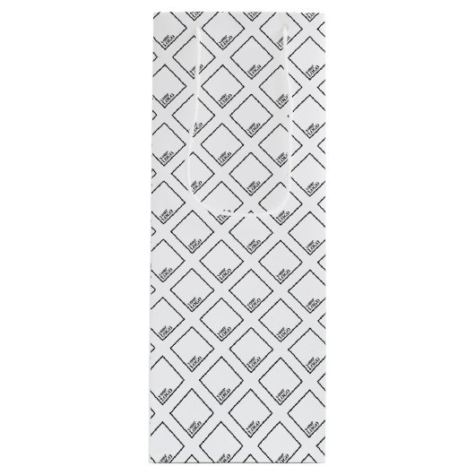 Sac cadeau personnalisé - Motif de logo (Devant)