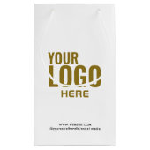 Sac Cadeau Personnalisé Noir Entreprise Logo En Gr (Dos)