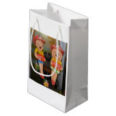 Sac cadeau personnalisé - Petit, brillant (Dos Angle)