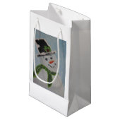 Sac cadeau personnalisé - Petit, brillant (Devant Angle)