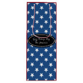 Sac cadeau personnalisé pour vin | motif étoile pa (Devant)