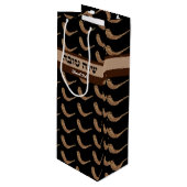 Sac cadeau personnalisé Shanah Tova Shofar (Devant Angle)