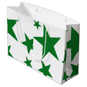 Sac Cadeau personnalisé Trois Chefs Vert #2 (Dos Angle)