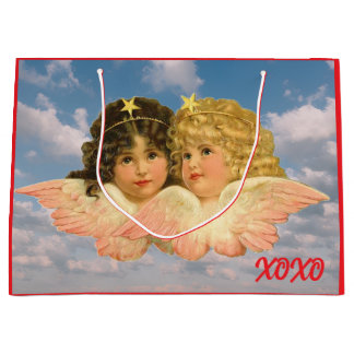 SAC CADEAU PERSONNALISÉ TWIN ANGELS XOXO