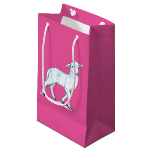 Sac Cadeau Petit agneau blanc
