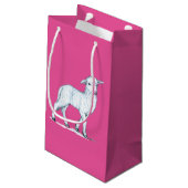 Sac Cadeau Petit agneau blanc (Dos Angle)