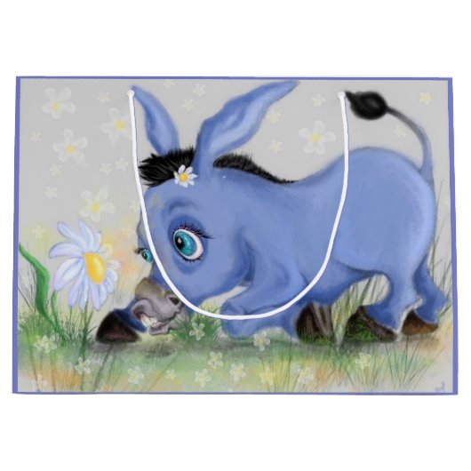 Sac cadeau Petit Âne et Daisy (Devant)