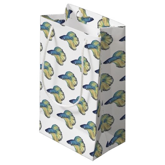 Sac cadeau petit Betta Fish (Devant Angle)