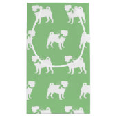 Sac cadeau petit chiot pug (Dos)