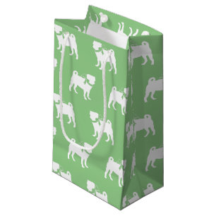 Sac cadeau petit chiot pug