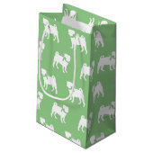 Sac cadeau petit chiot pug (Dos Angle)