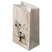 Sac Cadeau Petit couple éffrayant (Devant Angle)