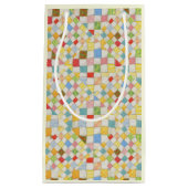 Sac Cadeau Petit / Crème Mosaic Patchwork (Devant)