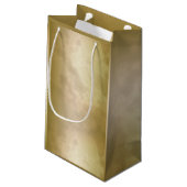 Sac Cadeau Petit de marbre rose d'or (Dos Angle)