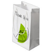 Sac cadeau petit format Citrus Lime Merci (Dos Angle)