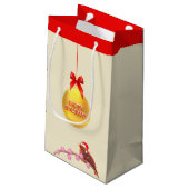 Sac Cadeau Petit oiseau de Noël (Dos Angle)