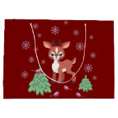 Sac cadeau petit renne mignon (Dos)