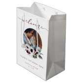 Sac cadeau photo de bienvenue mariage (Dos Angle)