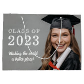 Sac cadeau photo de diplôme (Dos)