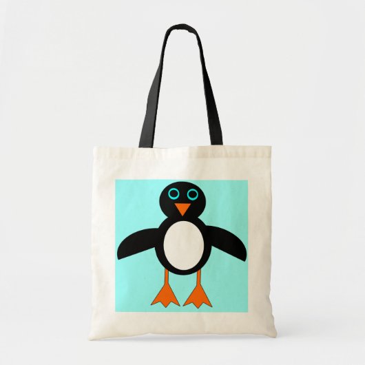 Sac cadeau Pingouin mignon (Devant)