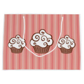 Sac cadeau Pink Cupcakes (Devant)