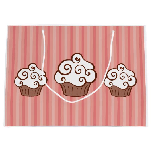 Sac cadeau Pink Cupcakes (Devant)